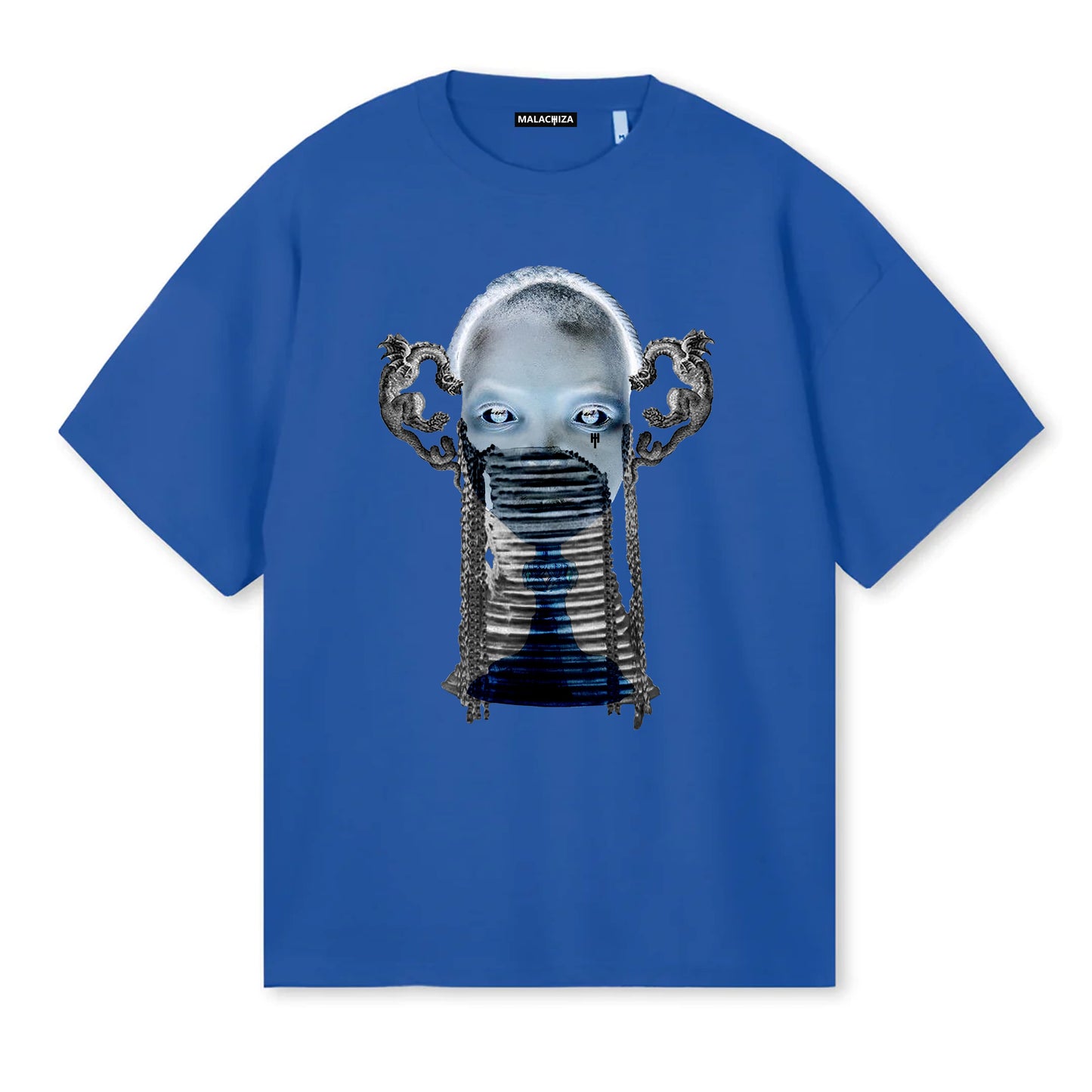 Artistic Alien Eyes Oversized Unisex Tee