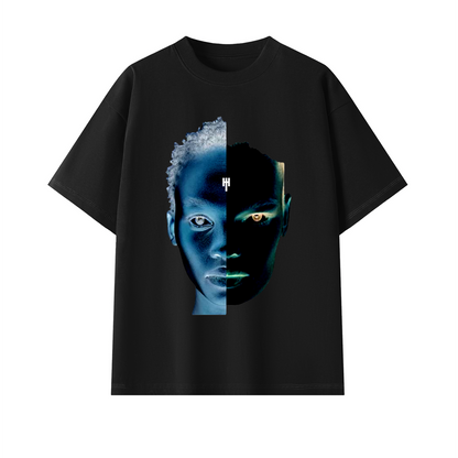 Two Face Unisex Oversized T-shirt