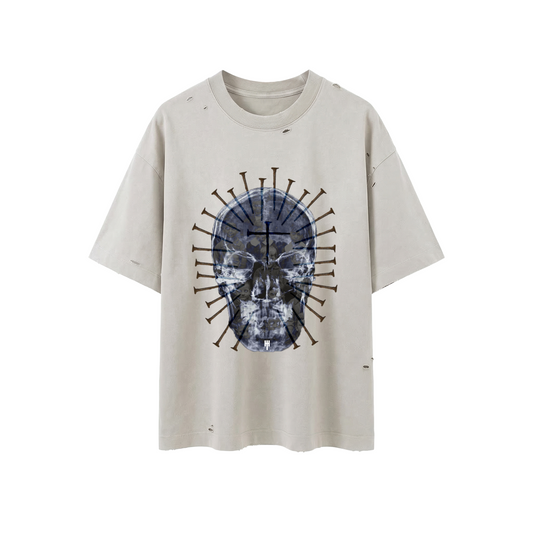 Eternity Unisex Oversized Distressed T-shirt